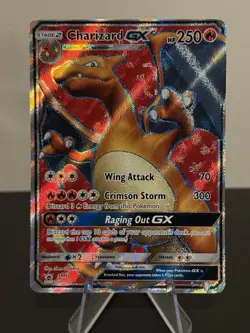 Pokemon TCG Charizard GX Full Art Holo Card SM60-SM Promos - Image 1