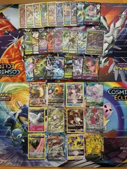 Pokemon Card Full Art Alt Art Fire Charizard Mew Venusaur Nidoking 40 Cards - Image 1