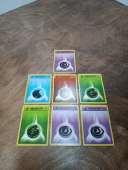 Pokemon Wotc Lot Of 1st Edition Energy Cards Nm Grading Lot - Image 1