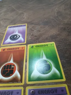 Pokemon Wotc Lot Of 1st Edition Energy Cards Nm Grading Lot - Image 5