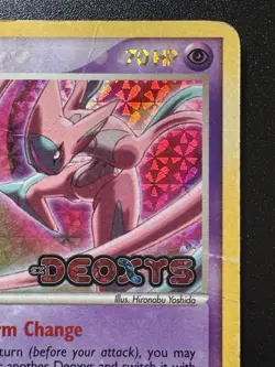 Deoxys 17/107 Attack Forme EX Deoxys Pokemon Card Reverse Holo Rare HP - Image 4