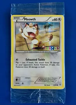 Meowth 53/83 - Toys R Us Pokemon Generations Sealed Stamped Promo TCG Card - Image 1