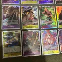One Piece TCG SR/ Mixed LOT of 25 Foil Cards English Mixed Sets All NM - Image 4