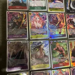 One Piece TCG SR/ Mixed LOT of 25 Foil Cards English Mixed Sets All NM - Image 5