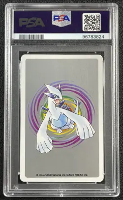 PINECO PSA 10 2000 POKEMON SILVER P/C PLAYING CARDS #204 10 OF CLUBS GEM 824 - Image 2