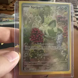 Pokemon TCG Sprigatito Card 196/193 Paldea Evolved NM/M Condition - Image 1