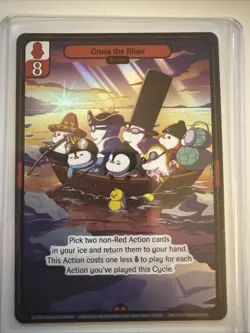 Vibes TCG Cross the River FOIL - Legend of the Lils Card # 22 - Image 1