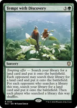 ~ Tempt with Discovery ~ NM ~ Commander: Bloomburrow ~ MTG ~ - Image 1