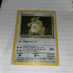 💥 Kangaskhan Rare Holo Foil Pokemon Vintage Card 1999 Jungle Set 5/64 WOTC - Image 1