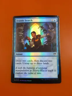 1x Frantic Search | FOIL | Commander Masters | MTG Magic Cards - Image 3