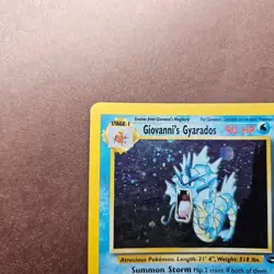 Giovanni's Gyarados 5/132 Pokemon Gym Challenge Holo Rare Card - Image 2