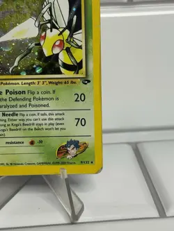 Pokemon Card - Koga's Beedrill 9/132 Gym Challenge Holo Rare - HP - Image 4