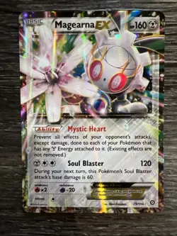 Pokemon TCG - Magearna EX 75/114 Ultra Rare Holo Card XY Steam Siege - NM - Image 1