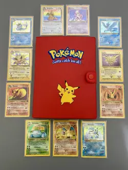 Original 151 Pokemon Cards Complete Set Binder Collection 1st Generation 151/150 - Image 1