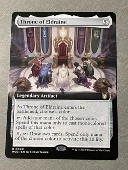 MTG English Throne of Eldraine (Extended Art) NM Normal - Image 1