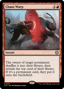 Chaos Warp #221 | Near Mint | The Lost Caverns of Ixalan Commander Magic MTG - Image 1