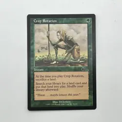 Magic The Gathering MTG Crop Rotation - Urza's Legacy - EX Authentic & Official - Image 1