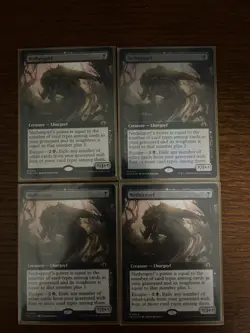 Nethergoyf X4 (Extended Art) Modern Horizons 3 Magic MTG - Image 1