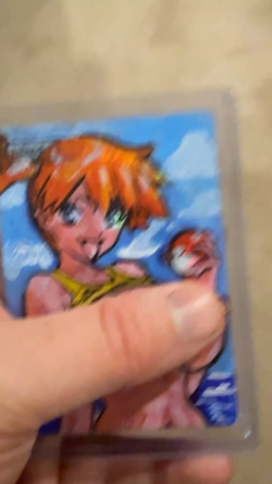 MTG Altered Art Anime Pokemon Holo Misty Hand drawn - Image 2