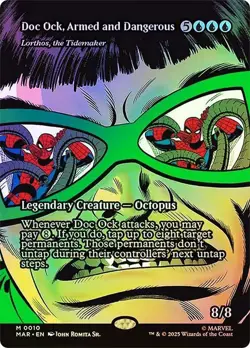 Lorthos, the Tidemaker Foil Borderless Marvel's Spider-Man NM MTG - Image 1
