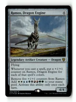 MTG | Ramos, Dragon Engine | C17 | Foil | Moderately Played | English - Image 1