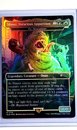 MTG Magic The Gathering Secret Lair Borderless Foil Slimer Voracious Apparition - Image 1