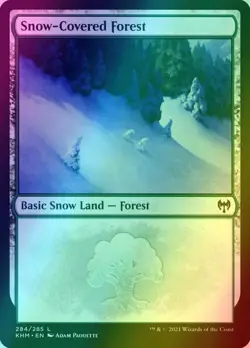 Snow-Covered Forest (284) Kaldheim Foil - Image 1