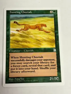 ***English Hunting Cheetah*** MTG Portal 3 Kingdoms Magic MTG NM - Image 2