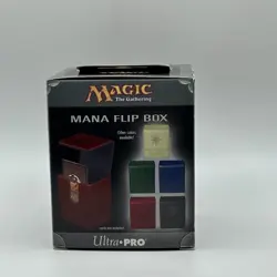 MTG Mana Flip Deck Box Blue Second Generation Single Magnet Ultra Pro Sealed! - Image 2