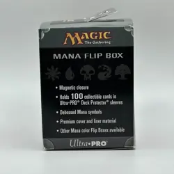 MTG Mana Flip Deck Box Blue Second Generation Single Magnet Ultra Pro Sealed! - Image 3