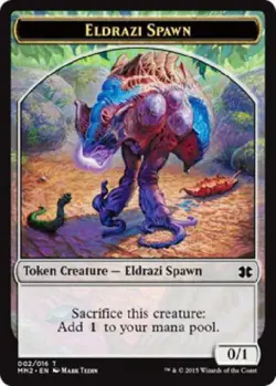Eldrazi Spawn TOKEN x4 Modern Masters 2015 MtG NM pack fresh - Image 1