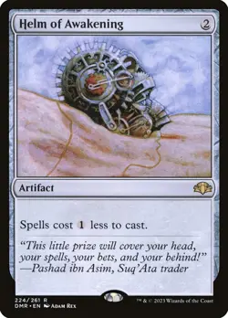 Helm of Awakening Regular - Dominaria Remastered MTG-NM - Image 1
