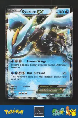 2012 Pokemon BW Black and White Promo BW37 Kyurem EX - Image 1
