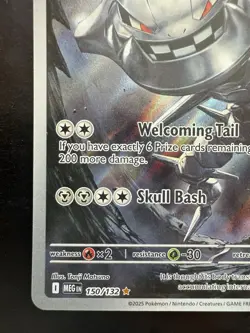 Pokemon Illustration Rare Steelix 150/132 Me01: Mega Evolution Holo (NM) - Image 4