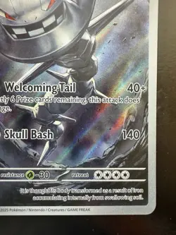 Pokemon Illustration Rare Steelix 150/132 Me01: Mega Evolution Holo (NM) - Image 5