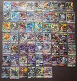 60 Lot pokemon TCG Chinese GX RR Charizard Rayquaza Gengar Umbreon Pikachu j05 - Image 2