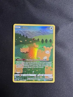 Pokemon TCG Ditto Crown Zenith Galarian Gallery Holo Ultra Rare Card GG22/GG70 - Image 1