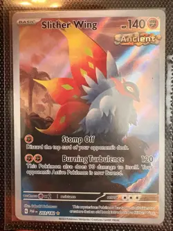 Pokemon Card Slither Wing 203/182 Sv04: Paradox Rift Holo English Full Art - Image 1