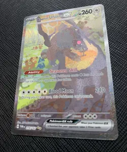 Pokemon TCG Bloodmoon Ursaluna EX SIR 216/167 Twilight Masquerade NM - Image 2