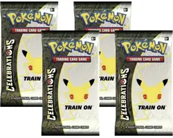 Pokemon TCG: 25th Anniversary Celebrations Booster Pack Lot - 12 Packs SEALED - Image 1