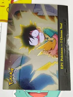2000 Topps Pokemon TV Animation Edition Series 2 Foil #EP1 I Choose You! - Image 1