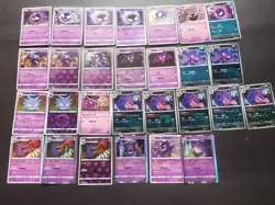 28 lot pokemon TCG Chinese CharizardRayquaza Gengar Umbreon J05 - Image 2