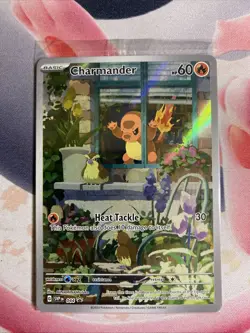 Pokemon Charmander SVP-044 Obsidian Flames ETB Promo Illustration Rare Sealed - Image 1