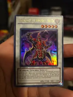 Yugioh Legendary Six Samurai - Shi En STOR-EN041 Ultra Rare 1st Ed LP-MP - Image 1