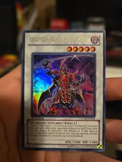 Yugioh Legendary Six Samurai - Shi En STOR-EN041 Ultra Rare 1st Ed LP-MP - Image 3