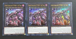 2025 YUGIOH RA04 ULTRA RARE SKY STARSLAYER TYPHON SKY CRISIS X3 NM - Image 1