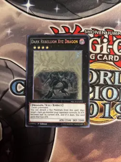 (MC) Yugioh! Dark Rebellion Xyz Dragon - NECH-EN053 - Ghost Rare - 1st VLP - Image 1
