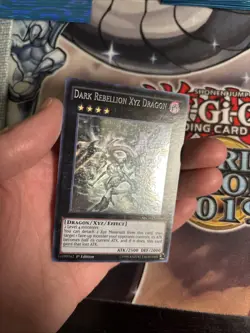 (MC) Yugioh! Dark Rebellion Xyz Dragon - NECH-EN053 - Ghost Rare - 1st VLP - Image 5