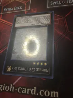 Yugioh! Number C39: Utopia Ray ORCS-EN040 Ghost Rare 1st Edition VLP/NM - Image 4