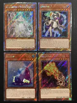2025 YUGIOH RA04 1ST ED PLATINUM SECRET RARE LOVELY LABRYNTH NM BONUS SET - Image 1